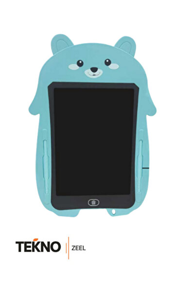 teknozeel Mavi Panda Tasarımlı 8.5 İnç Lcd Çizim Ve Yazı Çocuk Tableti