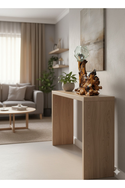 DNC Art&Deco El Yapımı Bağ Kütüğü Üzerine Üfleme Cam Dekoratif Obje Doğal Tasarım Sanat Eseri Teraryum & Saksılık