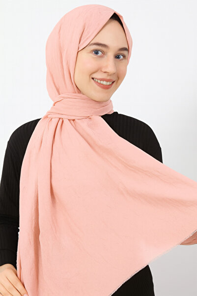 Ramellia Powder Pink Shawl - Natural Bamboo Shawl - Ultra Light, Breathable, Non-Slip Structure - Bamboo Shawl