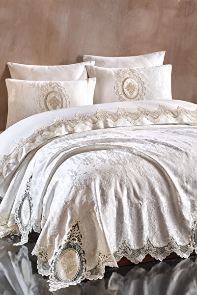 NAKIŞHAN Hanedan Pike Set-Cream 6 Pieces