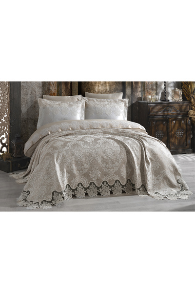 NAKIŞHAN Oslo Pike Set-Cappuccino 6 Pieces