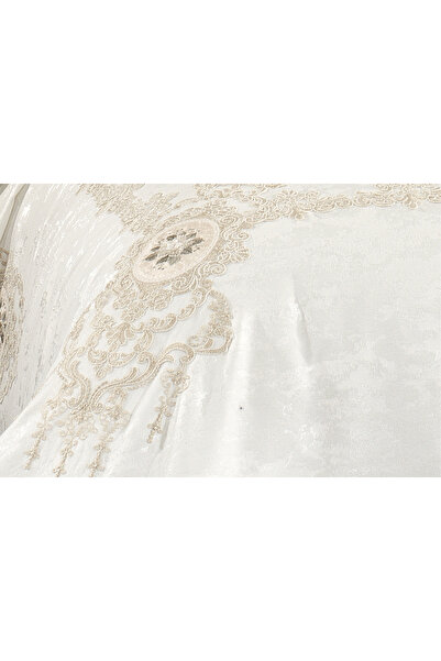 NAKIŞHAN Damla Pique Set-Cream 6 Pieces