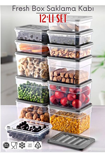 VİZYON Організатор для холодильника та морозильної камери з горизонтальною кришкою - контейнер для зберігання I