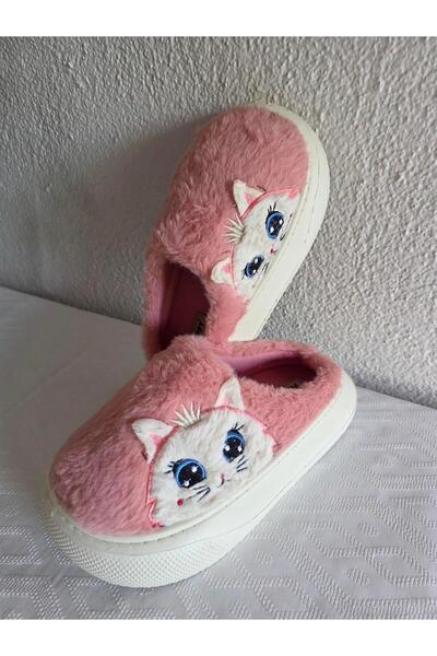 Benittokids Women's Cat Plush Comfortable Home Slippers 25Bnt133