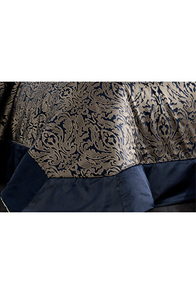 NAKIŞHAN Bella Bedspread Set-Navy Blue 3 Pieces