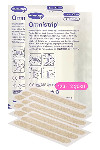 Hartmann Omnistrip 12x101 Mm Steri̇l Yara Kapama Şeri̇tleri̇ 6'li 2 Paket