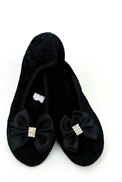 CEYDA SHOES ŞIK Kadife Ev,hac, Umre , Hediye, Günlük Babet, Panduf, Patik, Şık Kurdele Detaylı Gösteri Pisi Pisi