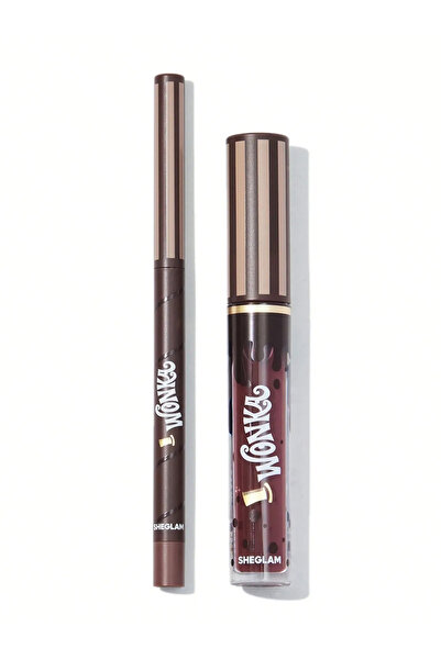 SHEGLAM Lipstick, Willy Wonka Cocoa Kiss Lip Dew, Hot Fudge by Shiglam
