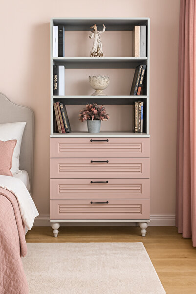 arionkids Masal Şifonyer-Çekmeceli & Kitaplık Set | MDF Kalite | Fonksiyonel ...