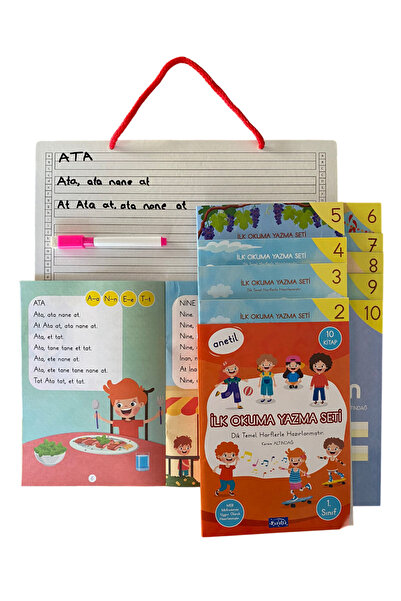Parıltı Yayınları Anetil seti 10 kitap yazı tahtalı yeni müfredata göre hazırlanmış set