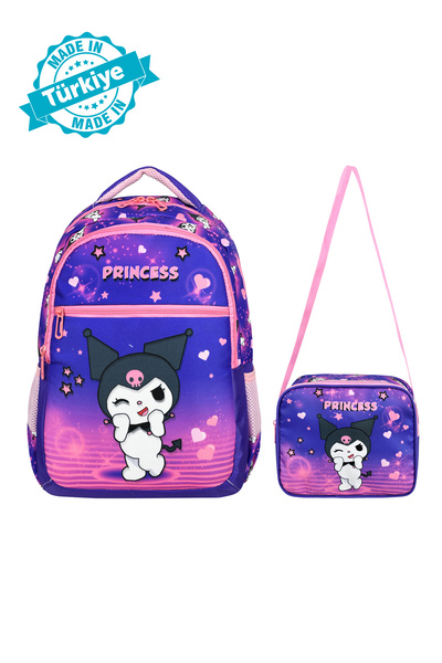 Çanta Trend Αδιάβροχο σχολικό σακίδιο πλάτης με σχέδια Kuromi, πολυτελές και με πολλές τσέπες