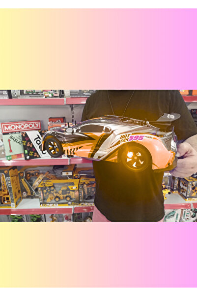 Boratila Toys 2.4Ghz 7.4V 1200Mah 46CM Büyük Boy Yüksek Hızlı Uzaktan Kumandalı Şarjlı Drift Yarış Arabası