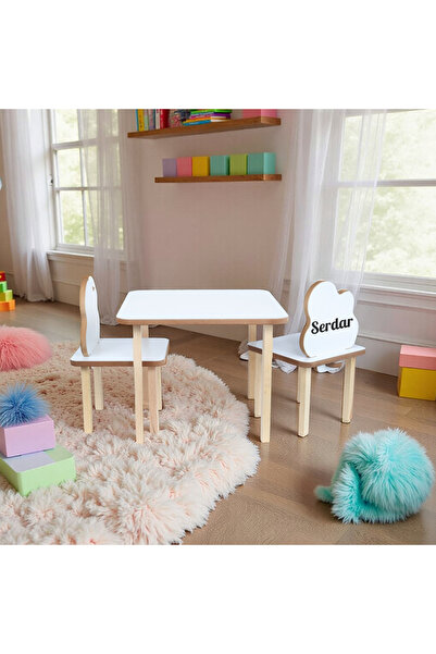 wudie İsme Özel Masa, 2sandalye Takımı,mobilya