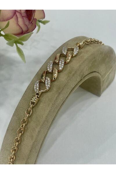 XUPING JEWELRY Ring Gourmet Zircon Stone Steel Xuping Bracelet (18cm)