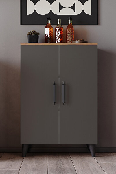 Enda Home Eren – 3 Raflı 2 Kapaklı Çok Amaçlı Dolap Mutfak Dolabı Banyo Dolab...