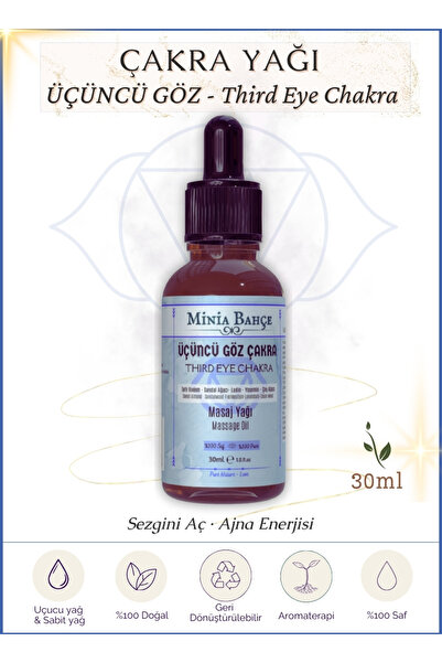 Minia Bahçe Bitki ve Sanat Atölyesi زيت تدليك شقرا العين الثالثة - زيت شقرا العين الثالثة، 30 مل