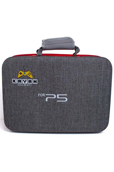 KAYAN Carrying Bag Protective Case for PlayStation 5 – Slim-Capacity Storage for Console & Accesso