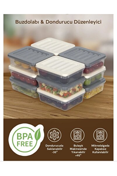 Soft Chef Freezer Organizer Freezer Storage Container 10 Pcs. Refrigerator Organizer