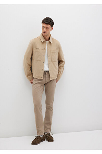 Mavi Marcus Black Light Brown Gabardine Trousers 0035190689