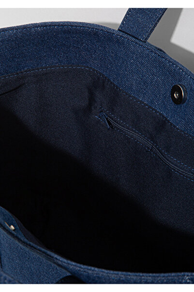 Mavi Geantă de umăr din denim 1913105-70872