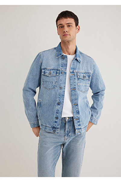 Mavi Jachetă de jeans Loran Premium Blue Albastru deschis 0110003 -89305
