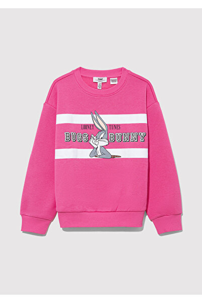 Mavi Bugs Bunny Printed Pink Sweatshirt 7S10072-71095