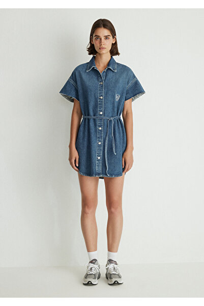 Mavi Nika Kolej Indigo Mavisi Jean Elbise 1310631-89234