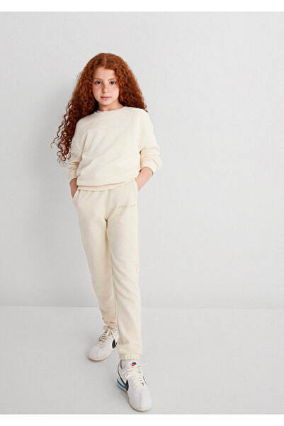 Mavi Organik Pamuklu Bej Basic Eşofman Altı 7010017-70055