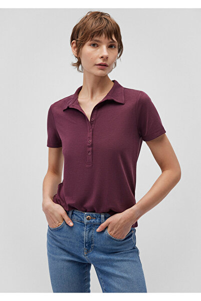 Mavi Claret Red Polo T-Shirt - Tencel Tm Modal, Slim Fit, Slim Fit 1612695 -70664