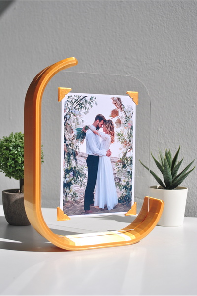 wart dizayn YARIM AY PLASTİK FOTOĞRAF ÇERÇEVESİ