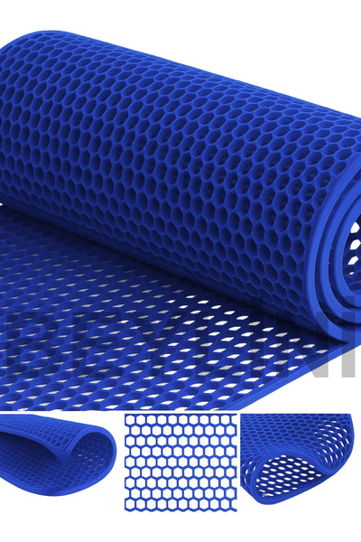 BEYLİNİ Bal Petek PVC Paspas Islak Zeminlerde Kaydırmaz İç Dış Mekan Banyo Du...