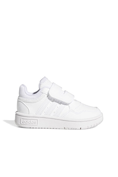 adidas حذاء رياضي أبيض للأطفال من Hoops 3.0 CF I