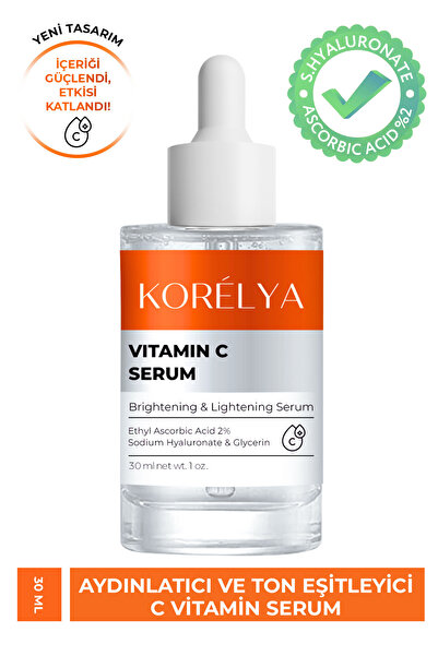 KORELYA C Vit Aydınlatıcı Ve Ton Eşitleyici Bakım Serumu 30 ml