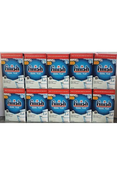 Finish Bulaşık Makinesi Tuzu 1,5 kg X 10 Adet