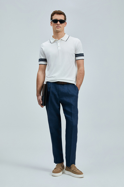 Lufian Noah Men's Modal Blended Sweater Off White