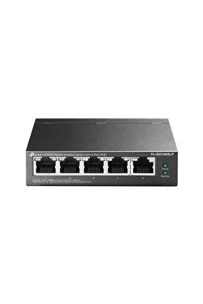 TP-LINK Tl-sg1005lp 5 θύρες 4 θύρες Poe+ 10-100-1000 Mbps 1 θύρα Uplink Switch Hub Steel Case