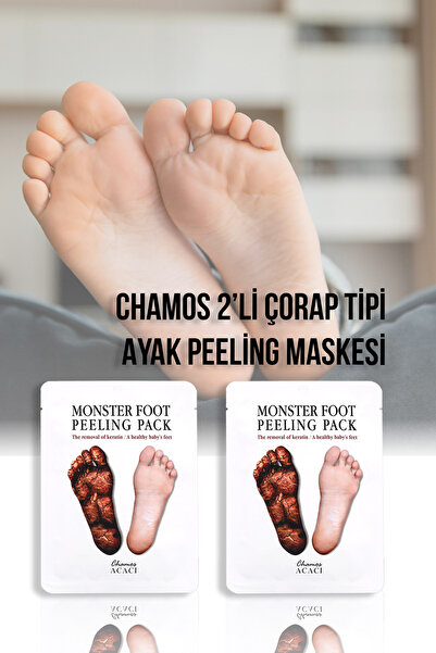 Chamos 2'li Çorap Tipi Ayak Peeling Maskesi Seti