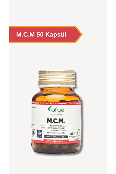 Afye M.C.M (Keçiboynuzu, Ginseng Ekstraktı, Çörekotu) 50 Kapsül