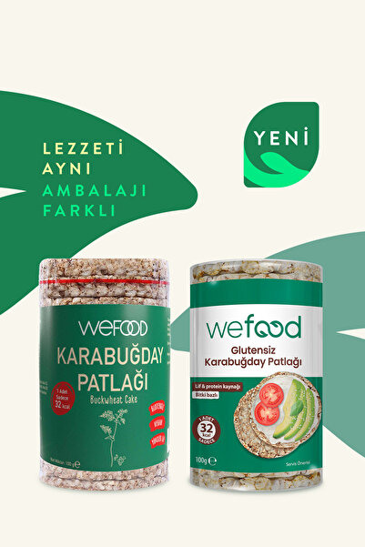 Wefood Karabuğday Patlağı 100 Gr 5'li