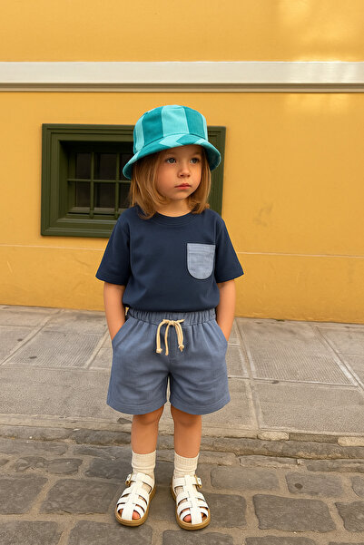 rg kidsstore Бавовняний унісекс дитячий комплект футболки та шортів