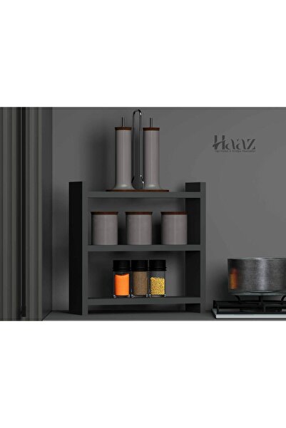 NOBIA MOBILYA TEZGAH ÜSTÜ BAHARATLIK ANTRASİT