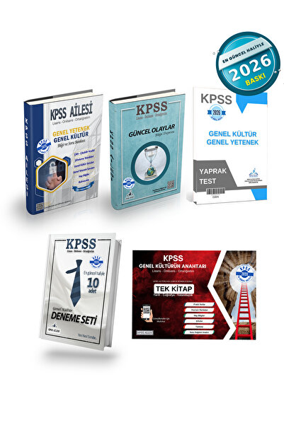 kpss ailesi | 2026 KPSS Efsane 5 Li (HIZLANDIRILMIŞ SET)