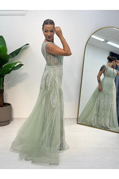 E&A Eren Abiye KALIN ASKILI PELERINLI BALIK ABIYE