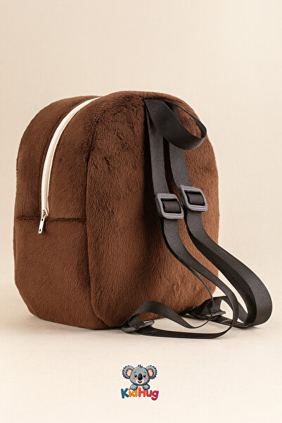 KidHug [ İSİM YAZDIR ] Dinazorlu İsimli Çocuk Sırt Çantası Fompoo Çantası 1-8 Yaş 6 Farklı Renk