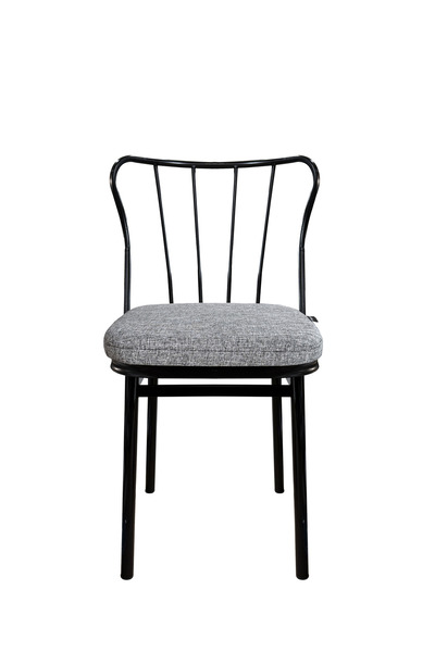 TP TUNAPRES Tekli Minimalist Metal Ayaklı Modern Yemek Masası Sandalyesi – Gr...