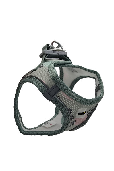 EWOX Air Mesh Polka Dot Paw Patterned Chest Collar m