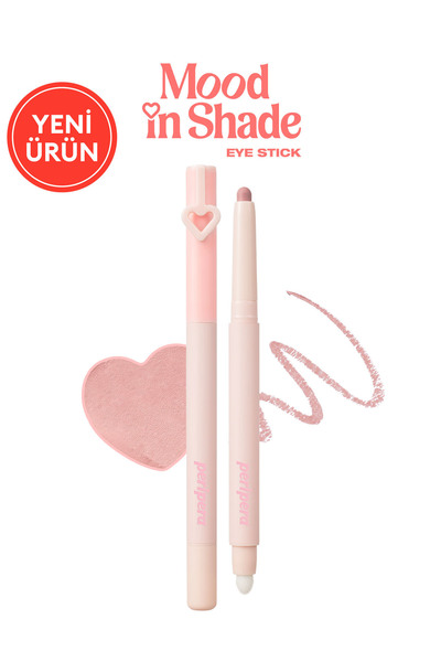 PERIPERA Topaklanma Yapmadan Kolayca Uygulanan Kalem Far Mood In Shade Eye Stick (M02 Rosy Nation)