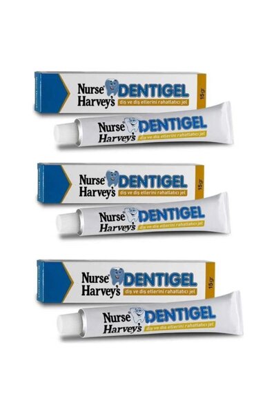 Nurse Harvey's Dentigel Diş Eti Rahatlatıcı Jel 15 ml Üçlü