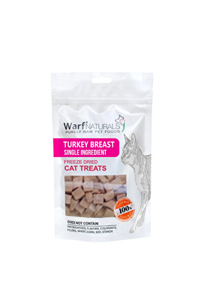 Warf Naturals Freeze Dried Hindi Göğüs Kedi Ödülü 40 gr