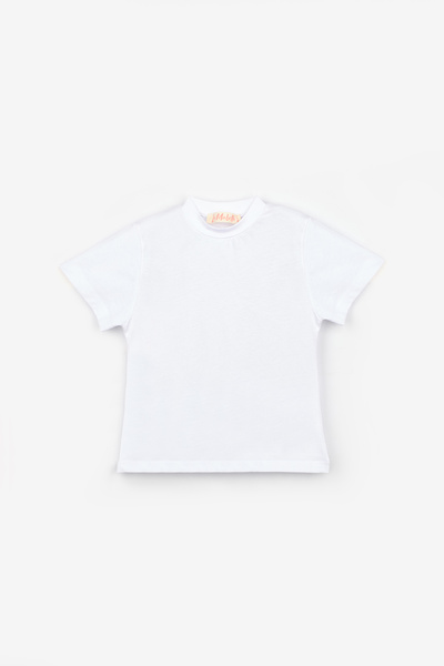 Le Mabelle Ροζ και λευκό χτενισμένο βαμβακερό πακέτο με 2 μπλουζάκια